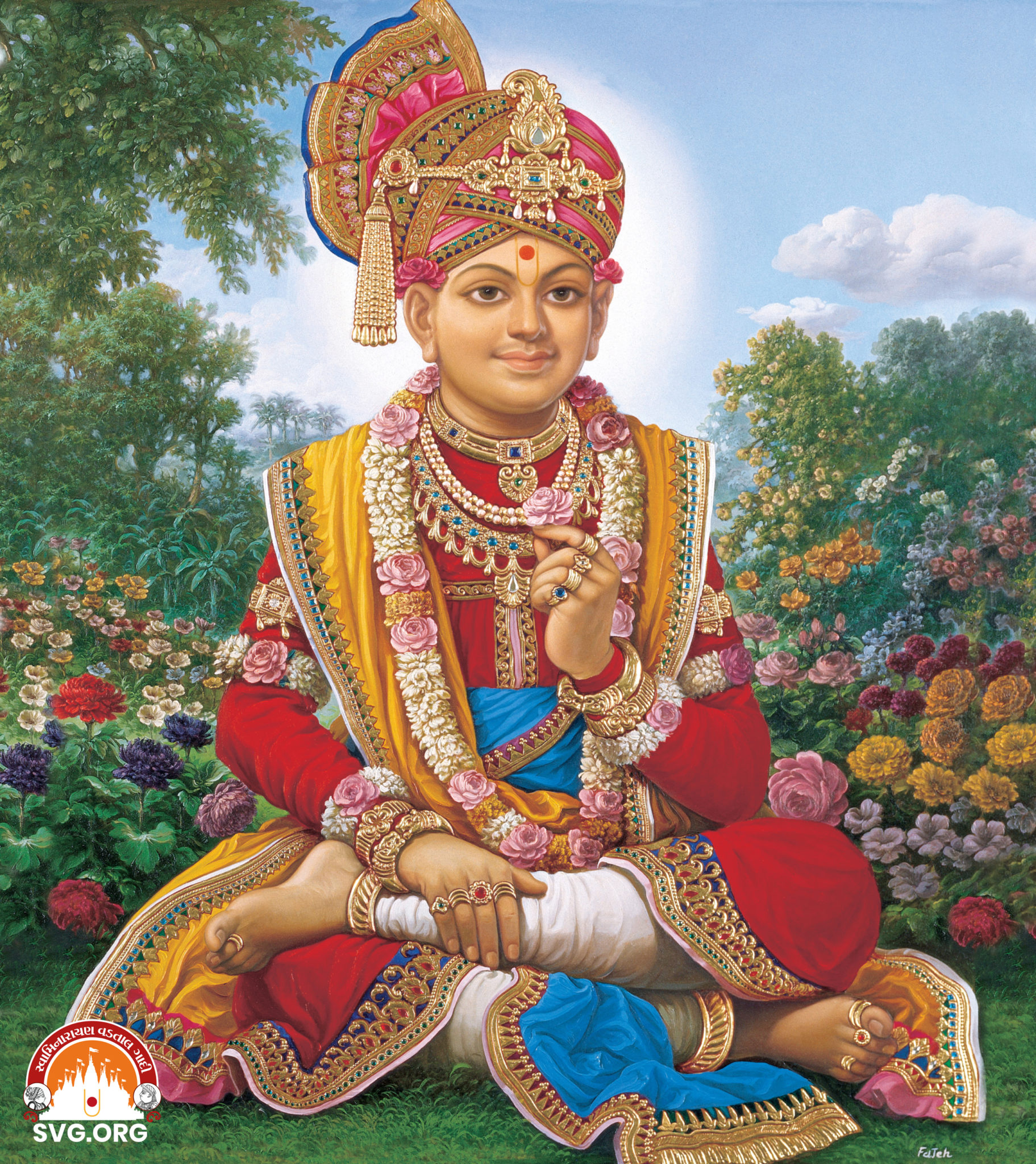 HD Photo for Print Swaminarayan Vadtal Gadi SVG